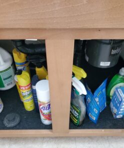 Under The Sink Mat,Kitchen Tray Drip,Cabinet Liner,Fabric Layer,Waterproof Layer,Reusable,Washable (36inches x 24inches) 36in x 24in 24 71kRDRDfQhL