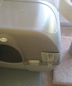 Omega Paw Self-Cleaning Litter Box, Pewter 54 71kRWK CsgL