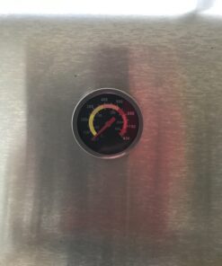 DOZYANT BBQ Charcoal Grill Smoker Temperature Gauge Pit Barbecue Thermometer Fahrenheit and Heat Indicator for Meat Cooking Port Lamb Beef, Stainless Steel Temp Gauge 2.38" 47 71kRhPlrMQL