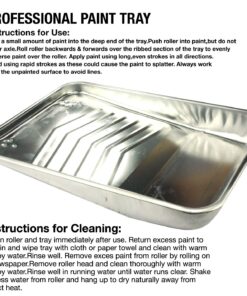 Alternative view of KingOrigin 1 Piece 9 inch Metal Paint Tray with 10 Tray Liners,Paint Tray for Paint Roller,for Paint Brush,Home Repair Tools Multi Use