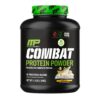 MusclePharm Combat Protein Powder, Banana Cream - 4 lb - Gluten Free - 52 Servings 4 Pound (Pack of 1) 18 71kS IVfBL