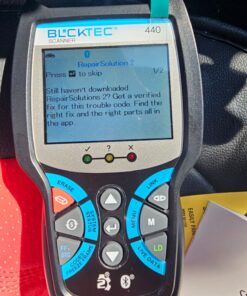 BLCKTEC 440 Bluetooth OBD2 Scanner Diagnostic Tool - Car Code Reader and Scanner for Car - Comes with Live Data - Battery/Charging System Test - Works for All OBD Compliant Cars 1996 & Newer 52 71kS6AuYorL