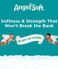 ANGEL SOFT Toilet Paper Bath Tissue, 48 Double Rolls, 260+ 2-Ply Sheets Per Roll 40 71kS8CQ03aL