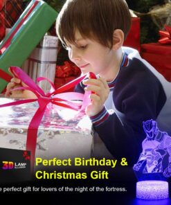 Omega Night Light Lamp 3D Vision Effect LED Night Lights Game Room Bedroom Decor Table Light Remote Control & 16 Colors Birthday Holiday Gift Ideas for Child Kids Teen Boyfriends (Omega(Remote)) Omega(Remote) 21 71kS9lnlo8L