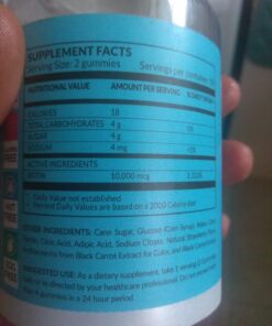 Artnaturals Biotin Gummies for Hair Growth - (100 Gummies - 10000mcg) - Natural Strawberry Vitamins Supports Nails and Skin - Gelatin, Gluten, Nut and Egg Free 21 71kTdRa6nvL