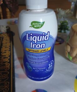 Nature's Way Liquid Iron, Provides Daily Value of Iron, Sugar Free, Berry Flavored, 16 Fl. Oz. 34 71kUBVVGkHL