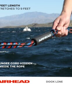Airhead Bungee Dock Line, Mooring Rope for Boats, 6-Feet 10 71kUFss YcL