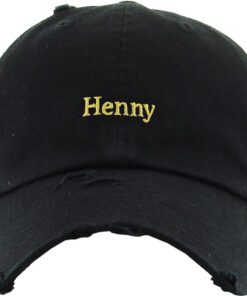 Alternative view of KBETHOS Henny Bottle Hiphop Panda Bear Dad Hat Baseball Cap Polo Style Unconstructed Adjustable One Size A Black Henny Vintage