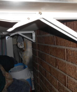 RiversEdge Products Folding Stainless Workstation, Wall Mounted Shelf, 41" x 20" 11 71kVeQo2AqL