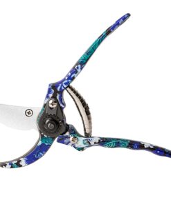 FLORA GUARD 3 Piece Aluminum Garden Tool Set - Trowel, Cultivator, Pruning Shear, Gift Set for Gardening Needs (Purple&Blue) Purple Floral 3-Piece 19 71kWKyfpoiL