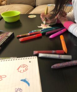 ELMERS E199 Elmer's 3D Washable Glitter Glue Pens, Classic Rainbow, Pack of 10 Pens - Great For Making Slime 57 71kWQLQLd9L