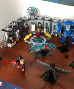 LEGO Marvel Avengers Iron Man Hall of Armor 76125 Building Kit, Tony Stark Iron Man Suit Action Figures (524 Pieces) Standard 44 71kX2eU7LYL