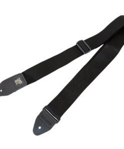 Ernie Ball Polypro Guitar Strap, Black (P04037) Standard 24 71kX8KECxEL