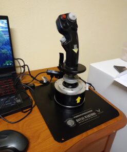 Thrustmaster HOTAS Warthog Flight Stick, Throttle and Control Panel for Flight Simulation, Official Replica of the U.S Air Force A-10C Aircraft (PC) Warthog Bundle 28 71kXg jGT7L