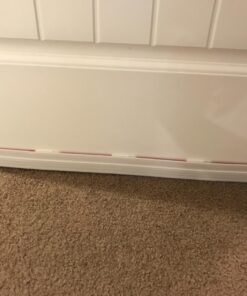 BAINING Door Draft Stopper Door Sweep for Exterior/Interior Doors, Weatherproofing Door Seal Strip Under Door Draft Blocker Seal, Soundproof Door Bottom Weather Stripping, 2" W x 39" L, White 35 71kYQYx8bL