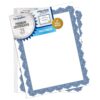 Geographics Optima Blue Blank Award Certificate Paper with Gold Foil Seals, 8.5 x 11, Seal 1.75" (Pack of 25) 36 71kYg kM2UL