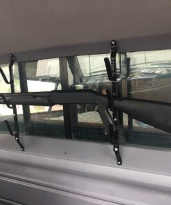 Allen Company Shotgun, Rifle, and Bow Truck Rear Window Gun Rack - Firearm Mount for Car or Wall - Adjustable Design - Black 40 71kYmCh3keL