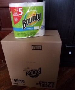 Bounty Paper Towels, 12 Pack 12 Count (Pack of 1) White 45 71kYsKlvv6L