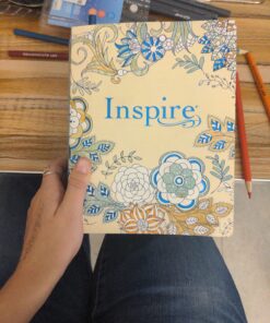 Tyndale NLT Inspire Bible (Softcover, Aquamarine): Journaling Bible with Over 400 Illustrations to Color, Coloring Bible with Creative Journal Space - Religious Gift that Inspires Connection with God Paperback 52 71kZ40scFmL