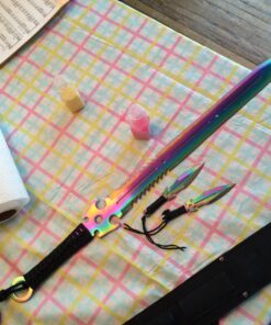 Dead Walker CN926880RB-BRK Ninja Sword Set Rainbow 10 71kbPm2KZwL