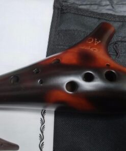 "Forest Whisper" 12 Hole Ocarina Classic Straw Fire Masterpiece Collectible, Alto C Ceramic Ocarina - Highly Recommended Christmas Gift Idea by OcarinaWind Music Instrument Shop Owner 56 71kbUPmSFKL