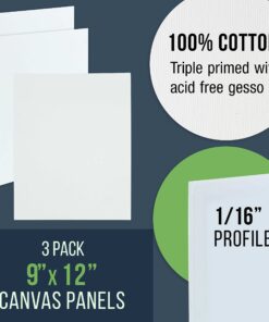 U.S. Art Supply 21-Piece Artist Painting Set with Wooden H-Frame Studio Easel, 12 Vivid Acrylic Paint Colors, 3 Canvas Panels, 4 Brushes, Wood Palette - Fun Kids, School, Students Adults Starter Kit 13 71kbv8BINJL