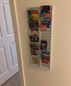 Pyramid Time Systems Pyramid Badge Rack, 40 Pockets, 8-1/4 x 1/2 x 22-1/2 Inches, Gray (PTI5004SP) 40 slot 5 71kc5hugtYL