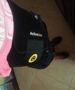 ActiveGear Waist Trimmer Belt Slim Body Sweat Wrap for Stomach and Back Lumbar Support Yellow Large 41 71kcF3lvVuL