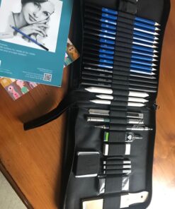 Premium Quality Sketch to Shade Art Supplies 37 Pcs Art Set | Includes Exclusive Drawing Tutorials Ready as Birthday Gifts, Holiday Gifts, Artist Gifts, Celebrations with Art Gifts for a Scetch Lover 37-Piece 45 71kcGqUGiCL