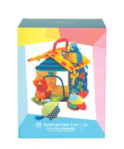 Manhattan Toy Put and Peek Birdhouse Soft Activity Toy 7.5 x 7.5 x 9 inches 16 71kcYWQ45fL