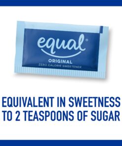 EQUAL Original Zero Calorie Sweetener, Sugar Substitute, 1000 Packets 1000 Count (Pack of 1) 18 71kcuutecuL