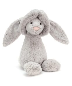 Alternative view of Jellycat Bashful Grey Bunny Stuffed Animal, Huge, 21 inches Huge - 21"