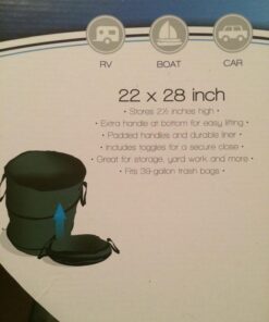 Camco 42895 XL Collapsible Container-22 X 28", Green 23 71kd3mcgNyL