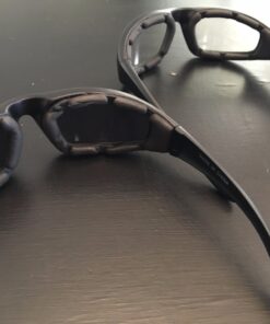 grinderPUNCH Motorcycle Riding Glasses - 2 Pair Smoke & Clear Biker Foam Pad 14 71kdKxHD9qL