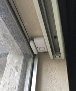 GE Personal Security Window and Door Alarm, 2 Pack, DIY Protection, Burglar Alert, Wireless Chime/Alarm, Easy Installation, Home Security, Ideal for Home, Garage, Apartment and More, 45115 White 39 71kdURpVmHL