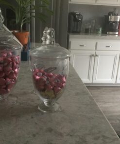 Mantello Apothecary Jars with Lids- Small Apothecary Jars, Candy Jars for Candy Buffet, 20 oz., 24 oz. and 28 oz. 37 71kdkuPbKDL