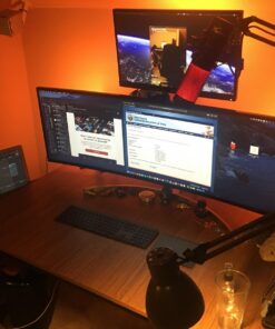 LG 49WL95C-W Ultrawide Dual QHD Monitor 49" 32: 9 (5120 x1440) Curved IPS Display, HDR10, USB Type-C, HDR 10, Ambient Light Sensor, 2 x 10W Stereo Speaker 60 71kdsNFrF6L