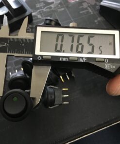 yueton 12pcs Car Truck Rocker Round Toggle LED Switch On-Off Control, Blue, Green, Yellow, Red 55 71keEDZsVsL