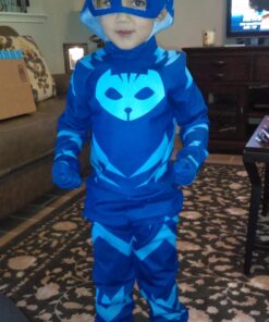 Disguise Catboy Deluxe Toddler PJ Masks Costume Large (4-6) Blue 35 71kekyHpxPL