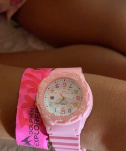 Casio Women's LRW-200H-2BVCF Stainless Steel Watch Resin Band Pink 22 71kg4xJjp1L