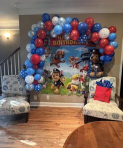 American Greetings Nickelodeon, Paw Patrol Scene Setter Wall Decorations for unisex-children, 5-Count 18 71kgQytgChL