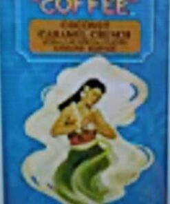 Kauai Hawaiian Ground Coffee, Coconut Caramel Crunch Flavor (10 Ounces) - 10% Hawaiian Coffee from Hawaii's Largest Coffee Grower - Bold, Rich Blend 10 Ounce (Pack of 1) 31 71kgS6BOP L