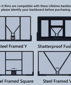 Lifetime Basketball Rim Orange Slam-It 29 71kgtqa2zML
