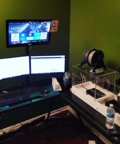 Sceptre E205W-1600 20" 75Hz Ultra Thin LED Monitor HDMI VGA Build-in Speakers, Metallic Black (2018 version) Single 45 71kh1RWCOOL