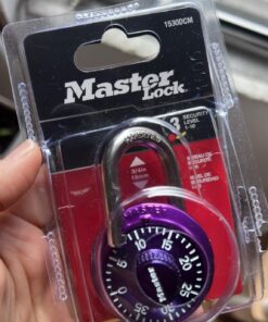 Master Lock Combination Locker Lock, Combination Padlock for Gym and School Lockers, Colors May Vary 1 Pack, Colors may vary 28 71khYbUVU5L
