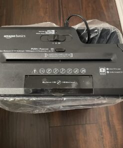 Amazon Basics 8-Sheet Strip Cut Paper, CD, and Credit Card Shredder 38 71kiPYEv3iL
