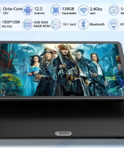 Tablet 10.1 inch Android 12 Tablet 2023 Latest Update Octa-Core Processor with 64GB Storage, Dual 13MP+5MP Camera, WiFi, Bluetooth, GPS, 512GB Expand Support, IPS Full HD Display (Black) Black 27 71kiWo1DToL