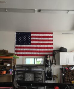 American Flag 5x8-100% Made in USA Using Tough, Long Lasting Nylon Built for Outdoor Use, UV Protected and Featuring Embroidered Stars and Sewn Stripes Plus Superior Quadruple Stitching on Fly End 28 71kivl5OlpL