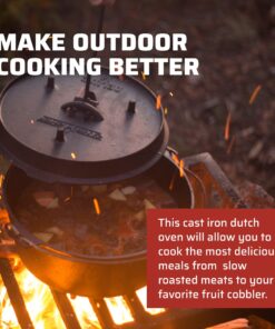 Alternative view of Camp Chef 12 Qt Seasoned Cast Iron Dutch Oven