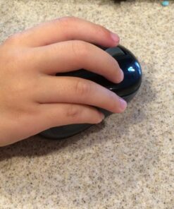 Logitech Wireless Mini Mouse M187 Ultra Portable, 2.4 GHz with USB Receiver, 1000 DPI Optical Tracking, 3-Buttons, PC / Mac / Laptop - Black 48 71kjw430pYL